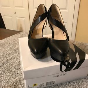 Nine West platform pumps